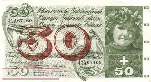 Switzerland - 50  Franken (#048m-U45_VF)
