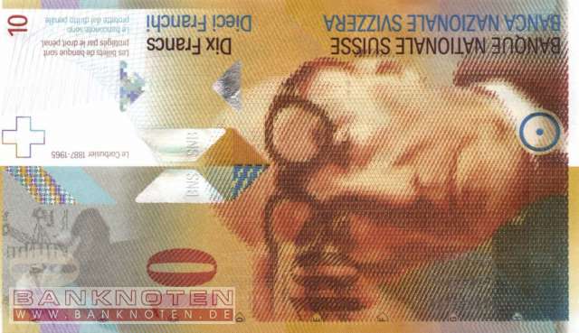 Switzerland - 10  Franken (#067c-U74_UNC)