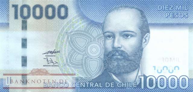Chile - 10.000  Pesos (#164b_UNC)