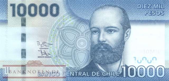 Chile - 10.000  Pesos (#164c_UNC)
