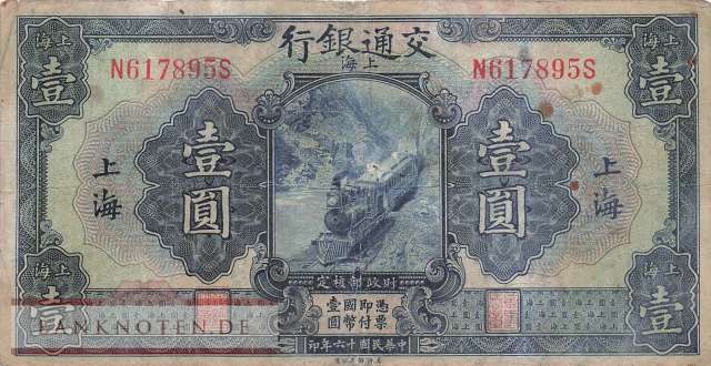 China - 1  Yüan (#145Ac_VG)