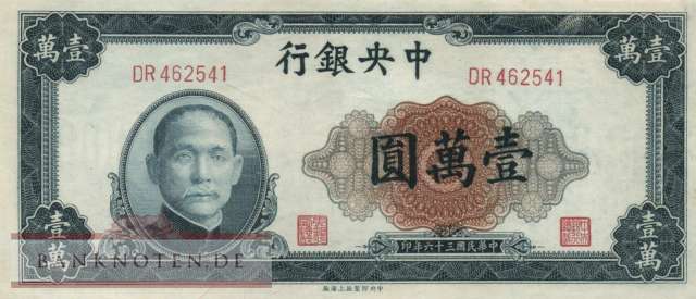 China - 10.000  Yüan (#318_AU)