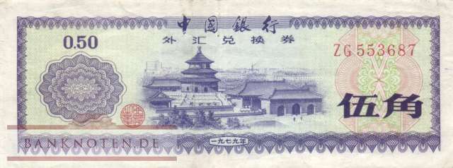 China - 50  Fen (#FX002_VF)