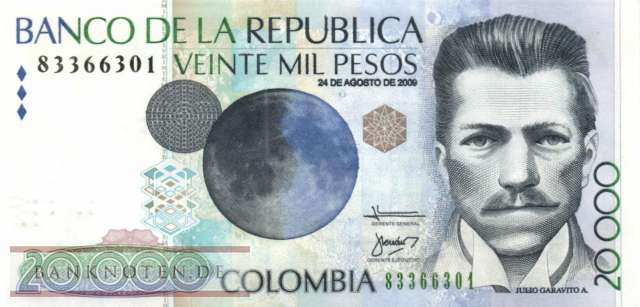Kolumbien - 20.000  Pesos (#454s_UNC)