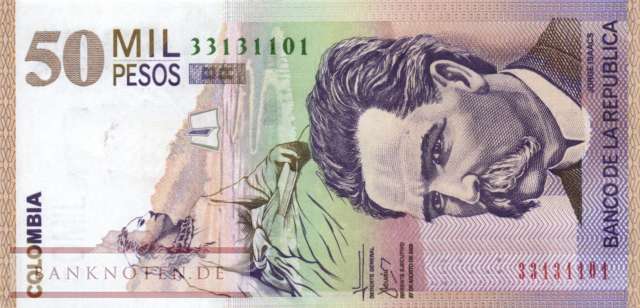 Kolumbien - 50.000  Pesos (#455o_UNC)