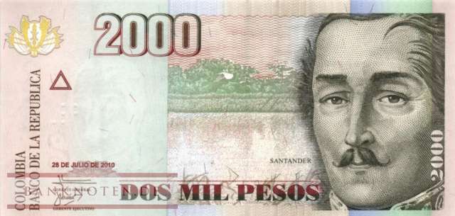 Kolumbien - 2.000  Pesos (#457n_UNC)