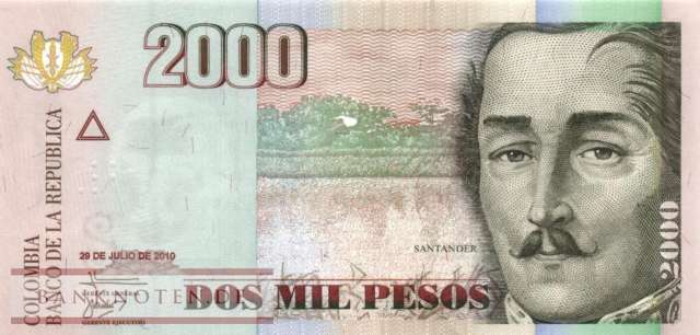 Kolumbien - 2.000  Pesos (#457o_UNC)