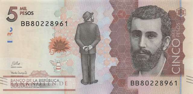 Colombia - 5.000  Pesos (#459i_UNC)