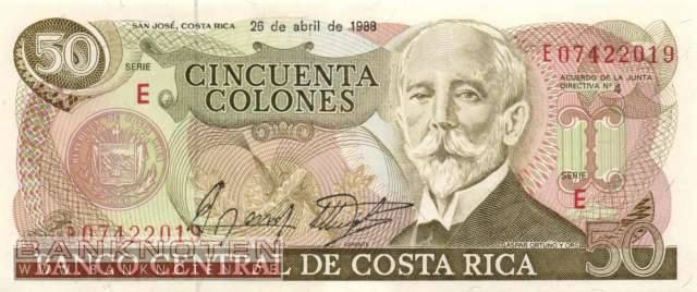Costa Rica - 50  Colones (#253-88_UNC)