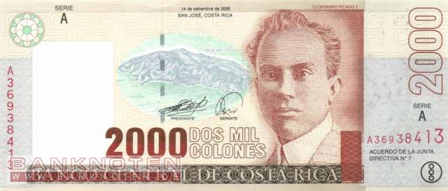 Costa Rica - 2.000  Colones (#265e_UNC)