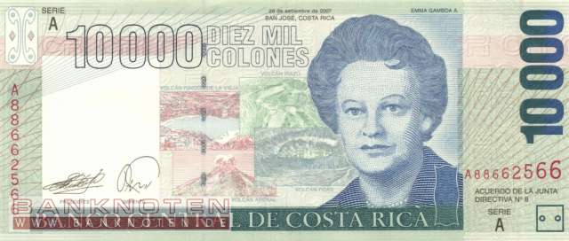 Costa Rica - 10.000  Colones (#267e_UNC)