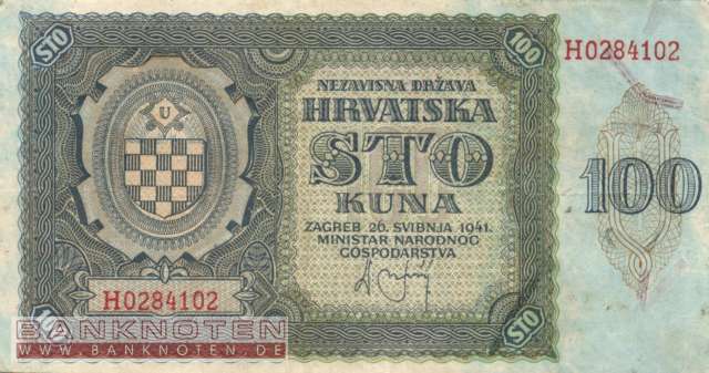 Kroatien - 100 Kuna (#002_VF)