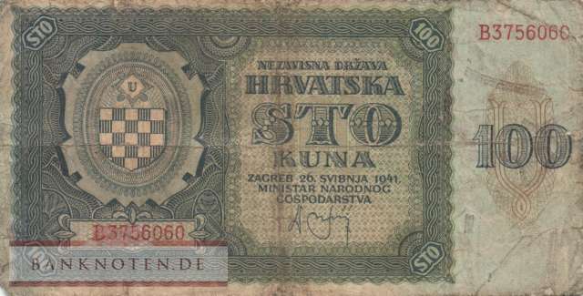 Kroatien - 100 Kuna (#002_VG)