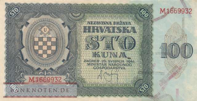 Kroatien - 100 Kuna (#002_XF)