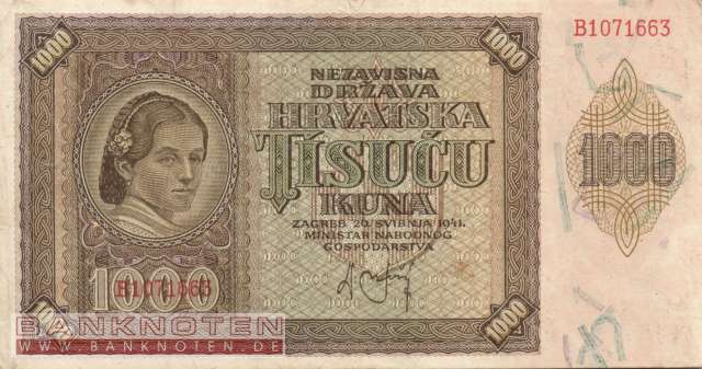 Croatia - 1.000 Kuna (#004_XF)