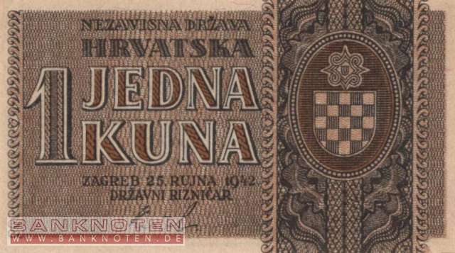Kroatien - 1  Kuna (#007a_UNC)