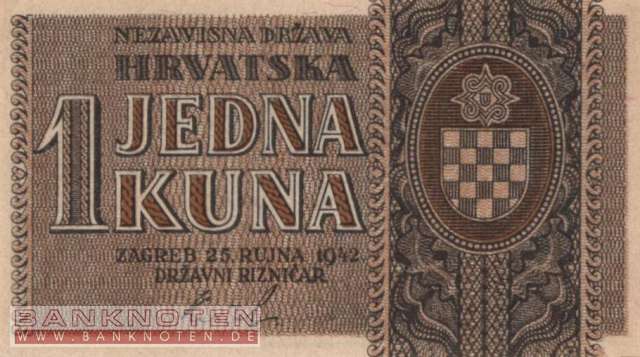 Croatia - 1  Kuna (#007a_UNC)