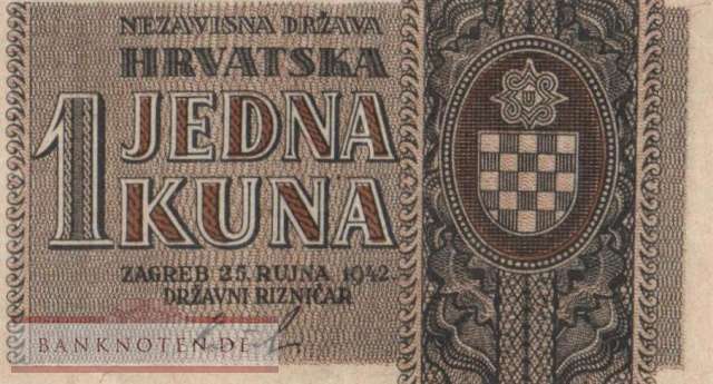 Kroatien - 1  Kuna (#007a_XF)
