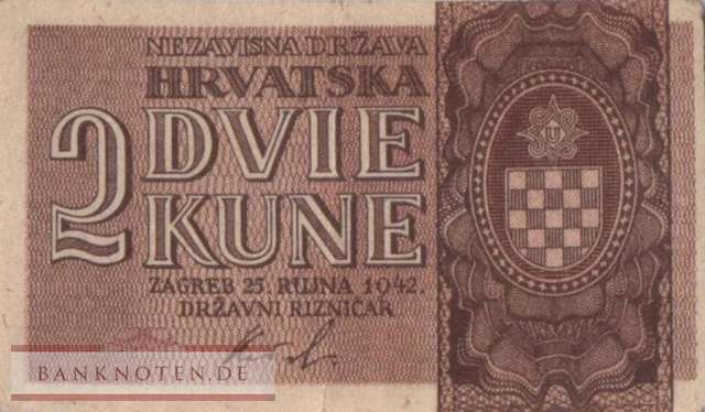 Croatia - 2  Kune (#008b_VF)
