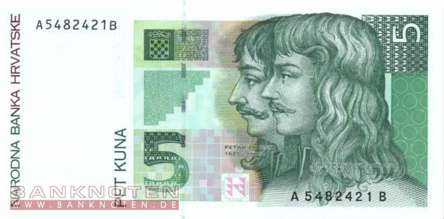 Croatia - 5  Kuna (#028a_UNC)