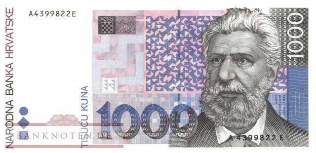 Kroatien - 1.000  Kuna (#035a_UNC)