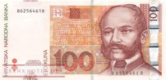 Croatia - 100  Kuna (#041b_UNC)