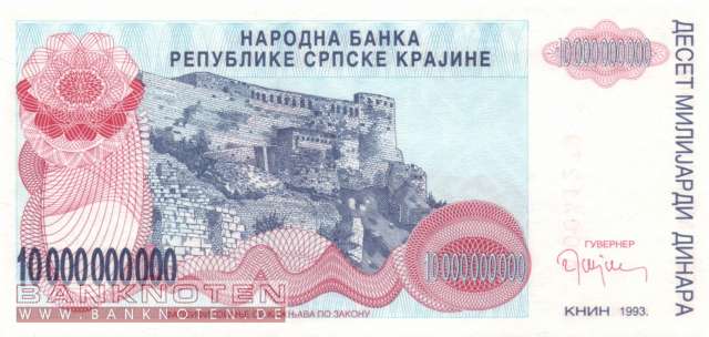 Croatia - 10 Billion Dinara (#R028a_UNC)