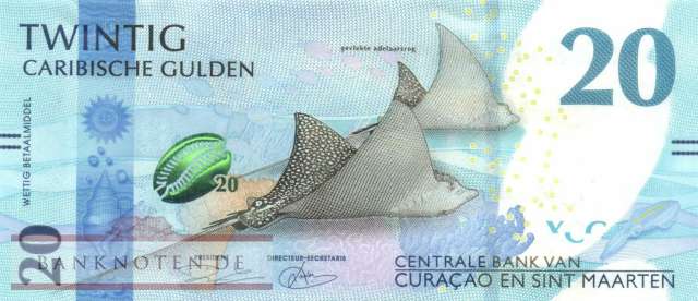 Curacao & Sint Maarten - 20  Gulden (#002_UNC)
