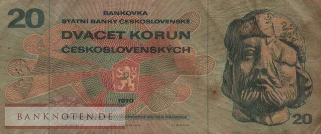Czechoslovakia - 20  Korun (#092c_VG)