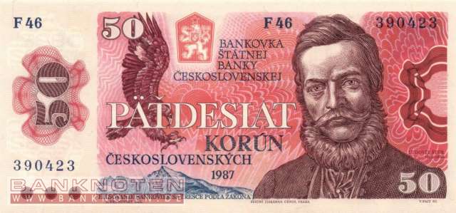 Tschechoslowakei - 50  Korun (#096a_UNC)