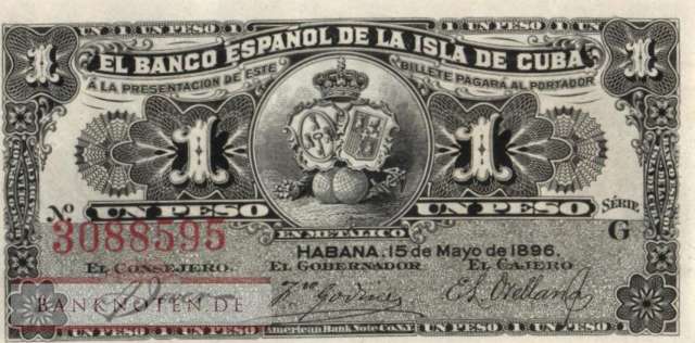 Cuba - 1  Peso (#047a_UNC)