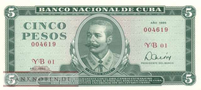 Kuba - 5  Pesos (#103c-85_UNC)