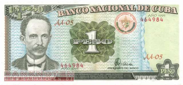 Kuba - 1  Peso (#112_UNC)