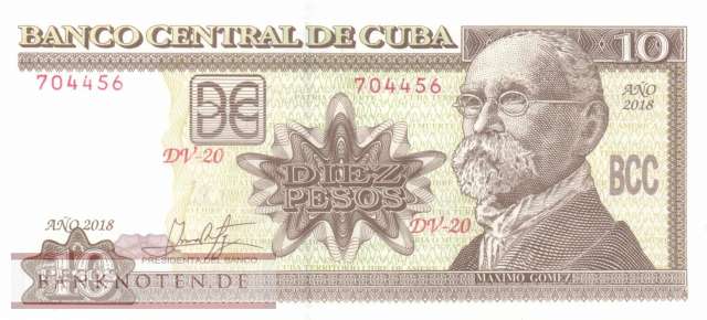 Kuba - 10  Pesos (#117t_UNC)