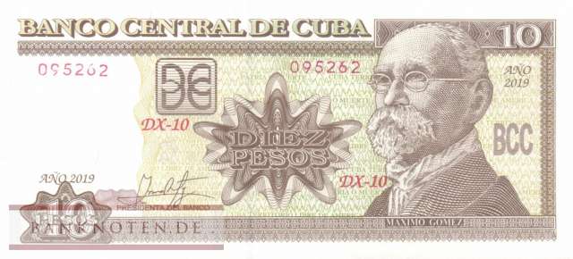 Kuba - 10  Pesos (#117u_UNC)