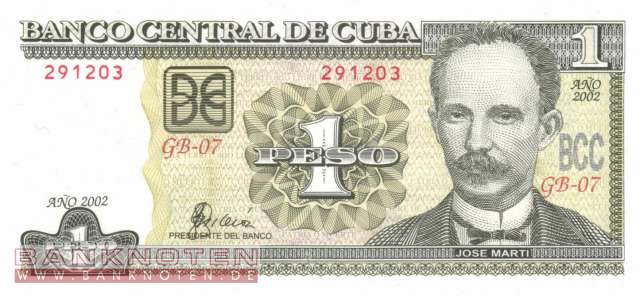Kuba - 1  Peso (#121b_UNC)
