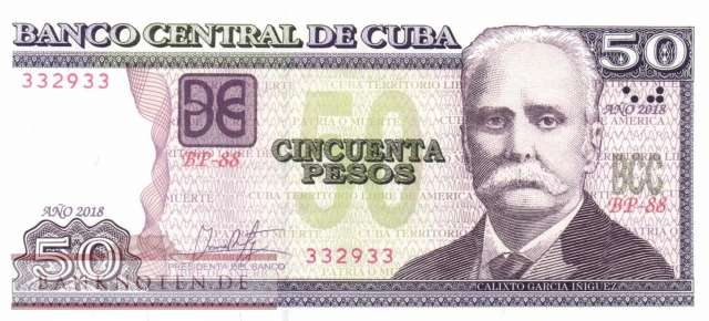 Kuba - 50  Pesos (#123l_UNC)