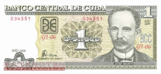 Kuba - 1  Peso (#128c_UNC)