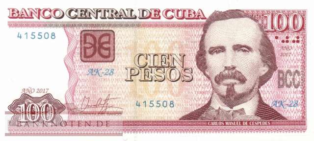 Cuba - 100  Pesos (#129i_UNC)