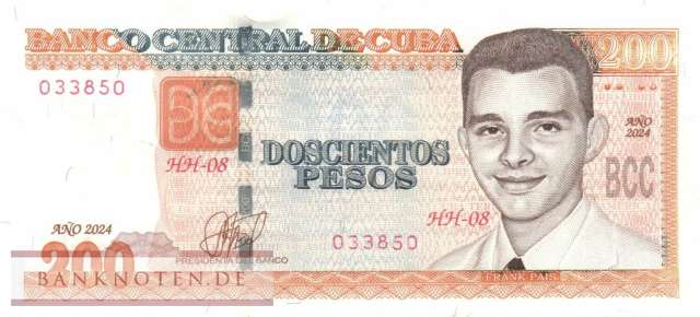 Cuba - 200  Pesos (#130h_UNC)