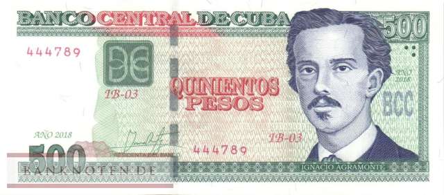 Kuba - 500  Pesos (#131b_UNC)