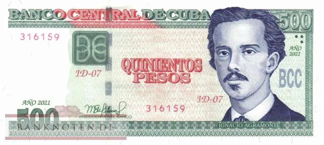 Kuba - 500  Pesos (#131c_UNC)