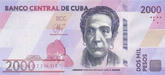 Cuba - 2.000  Pesos (#145_UNC)