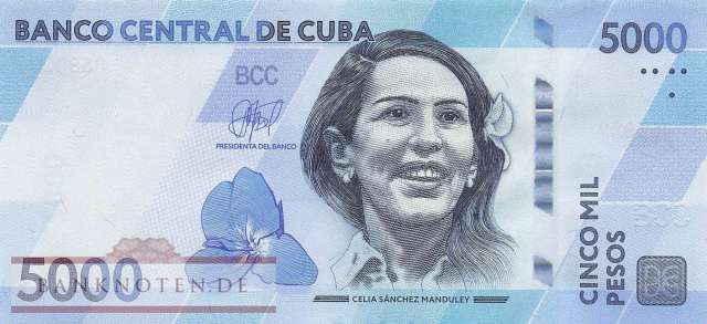 Cuba - 5.000  Pesos (#146_UNC)