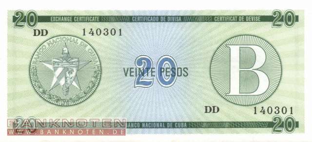 Cuba - 20  Pesos (#FX09_UNC)