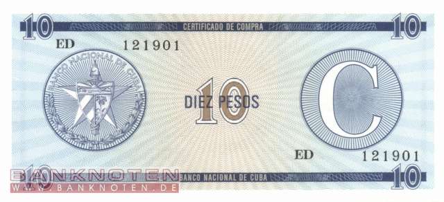 Kuba - 10  Pesos (#FX22_UNC)