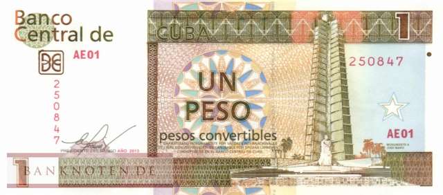 Kuba - 1  Peso Convertible (#FX46-13_UNC)