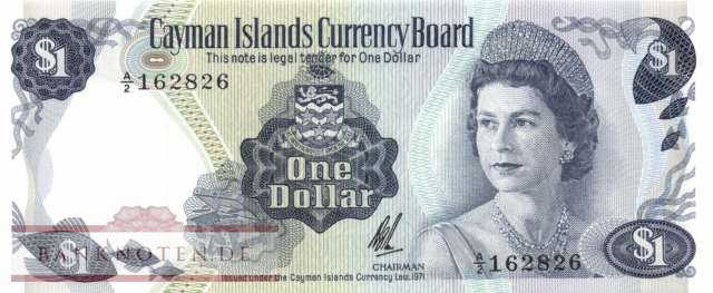 Cayman Islands - 1  Dollar (#001b_UNC)