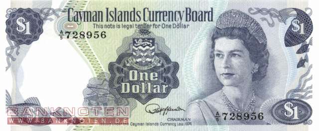 Cayman Islands - 1  Dollar (#005d_UNC)