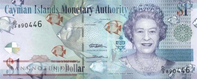 Cayman Islands - 1  Dollar (#038c_UNC)